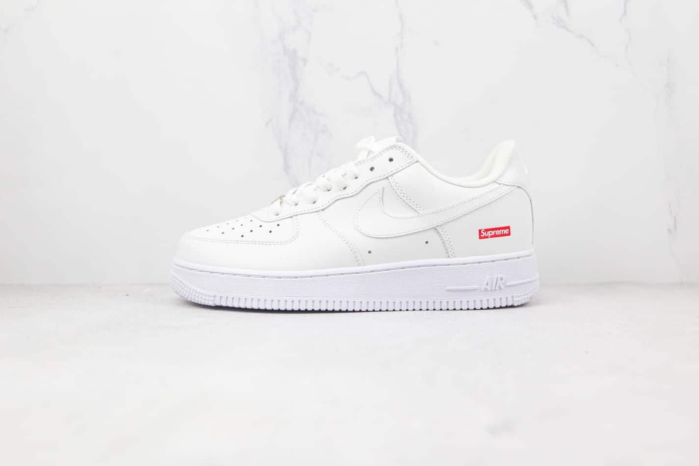 Nike Supreme x Air Force 1 Low 'Box Logo - White' CU9225-100 - Stylish Collaboration Sneakers