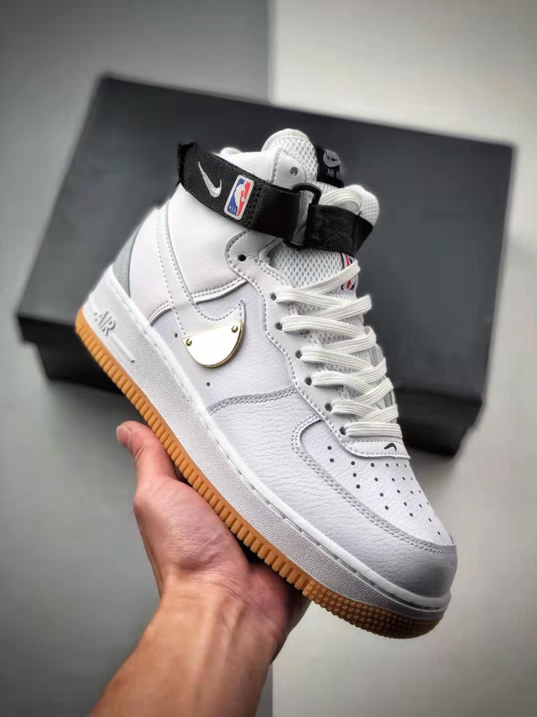 Shop the Nike NBA x Air Force 1 High '07 LV8 'White' CT2306-100 Sneakers