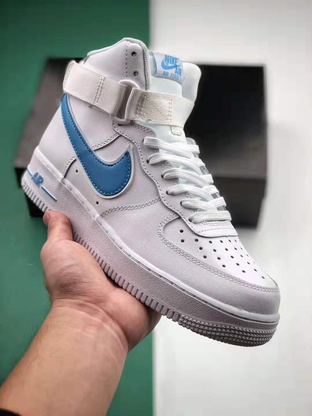 Nike Air Force 1 High '07 Photo Blue AT4141-102 - Buy Now at Competitive Prices!