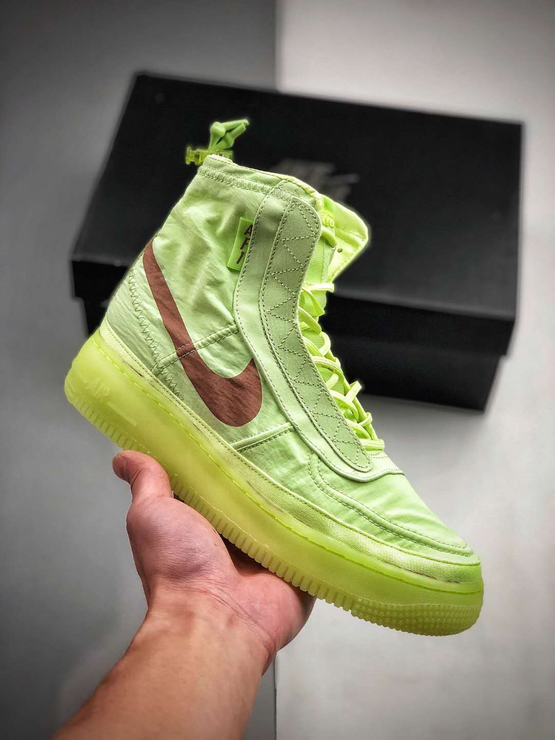 Nike Air Force 1 High Shell Volt BQ6096-700 | Vibrant Volt Sneakers