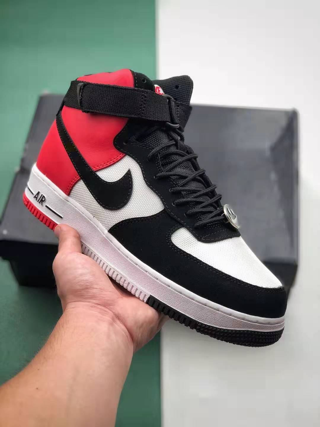 Nike Air Force 1 High 07 LV8 - Black/White/Red CI2306-303: Have a Nike Day!