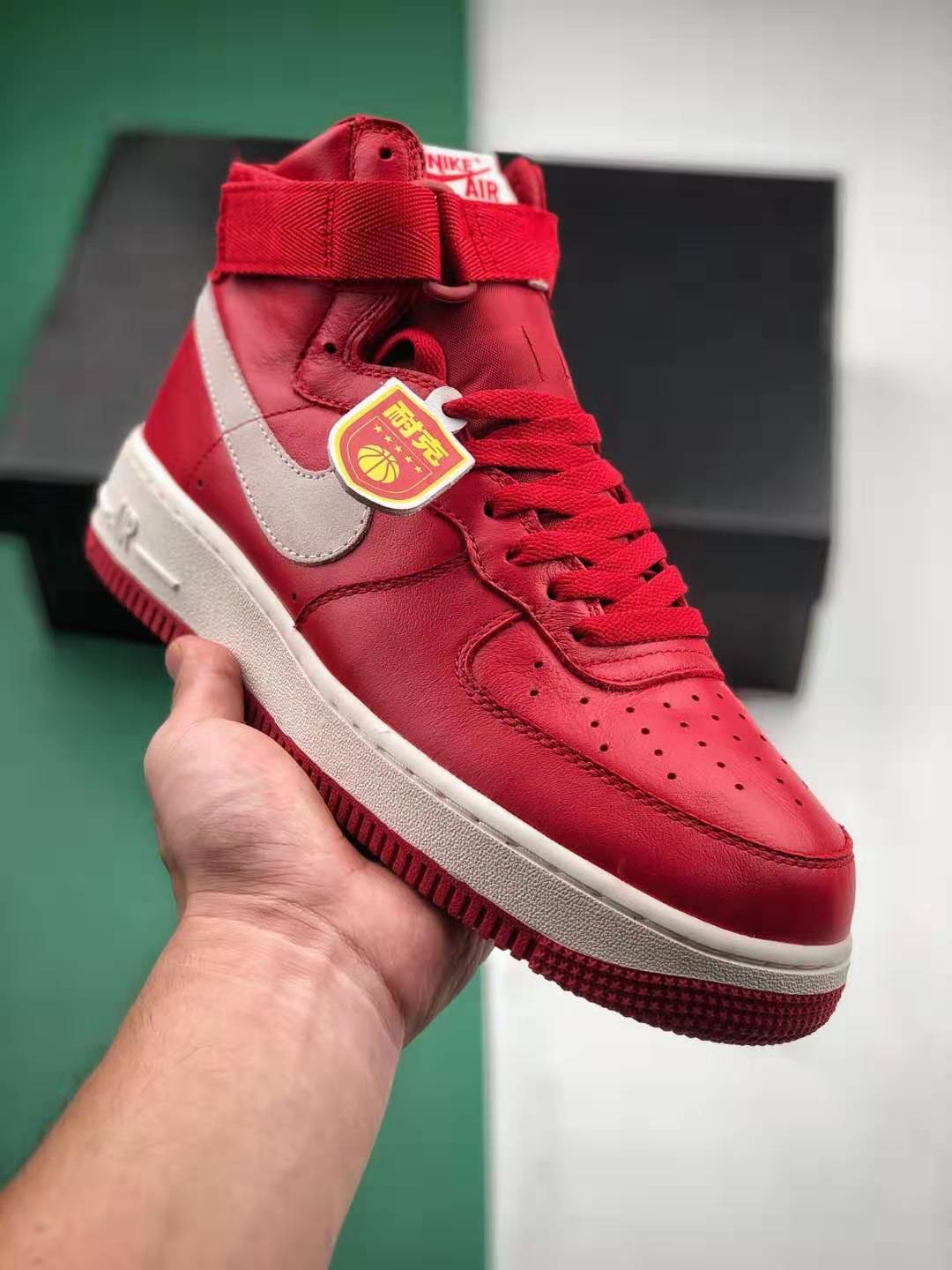 Nike Air Force 1 High NAI-KE Gym Red 2015 743546-600 - Shop Now!