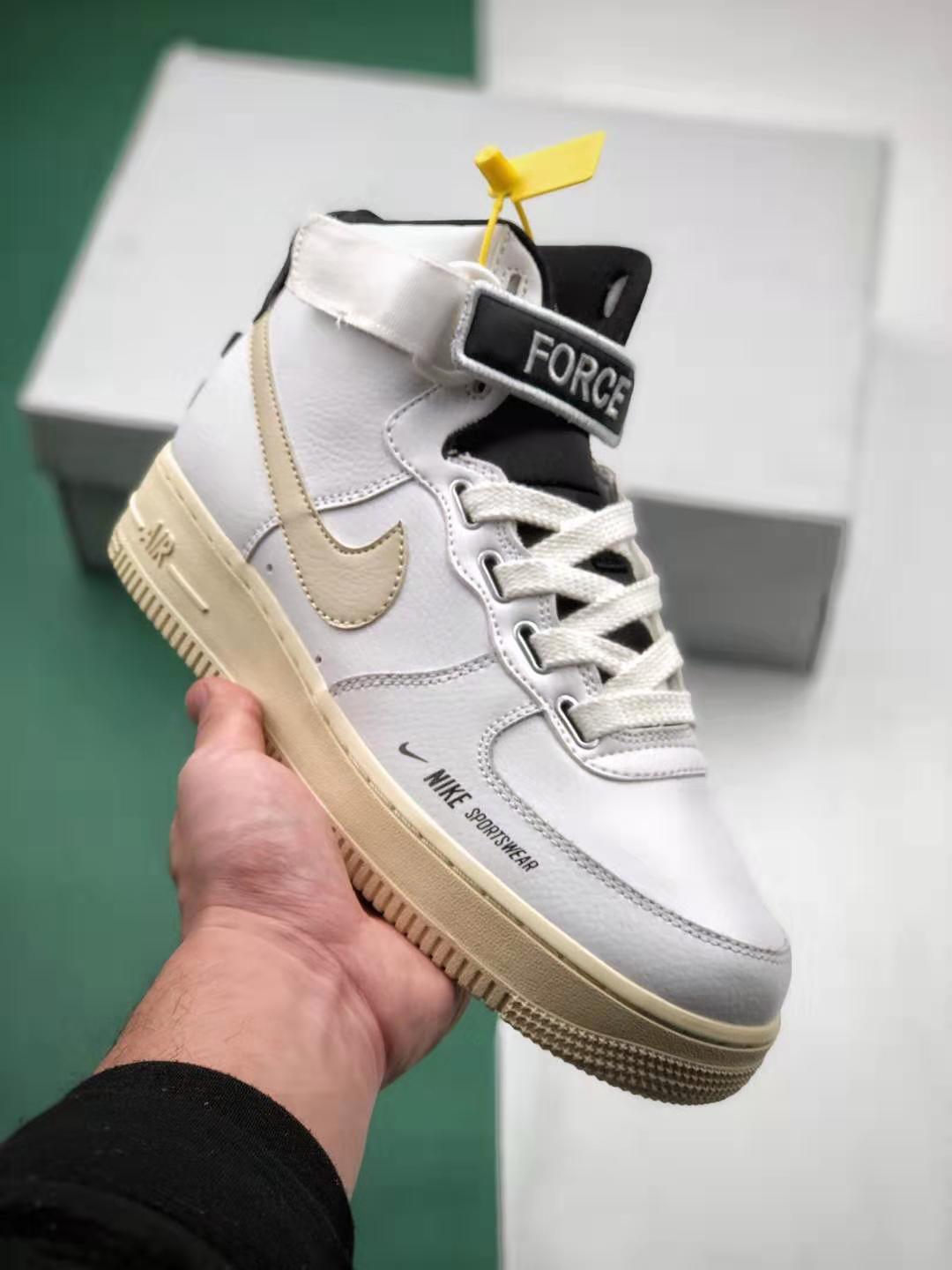 Nike Air Force 1 High Utility White Light Cream AJ7311-100 - Sleek and Versatile Sneakers