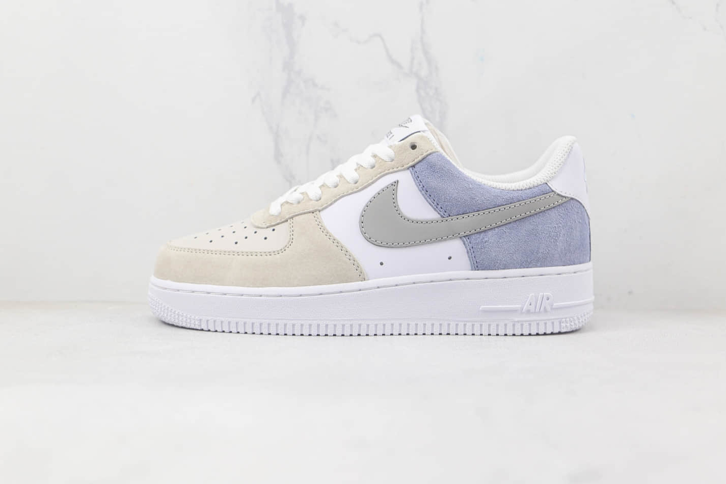 Nike Air Force 1 07 Low White Grey Purple LM2033-208 Shoes for Sale