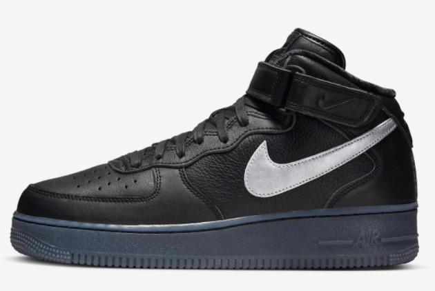 Nike Air Force 1 Mid 'Black Metallic' Black/Metallic Silver-Hyper Pink-Anthracite - Shop Now!