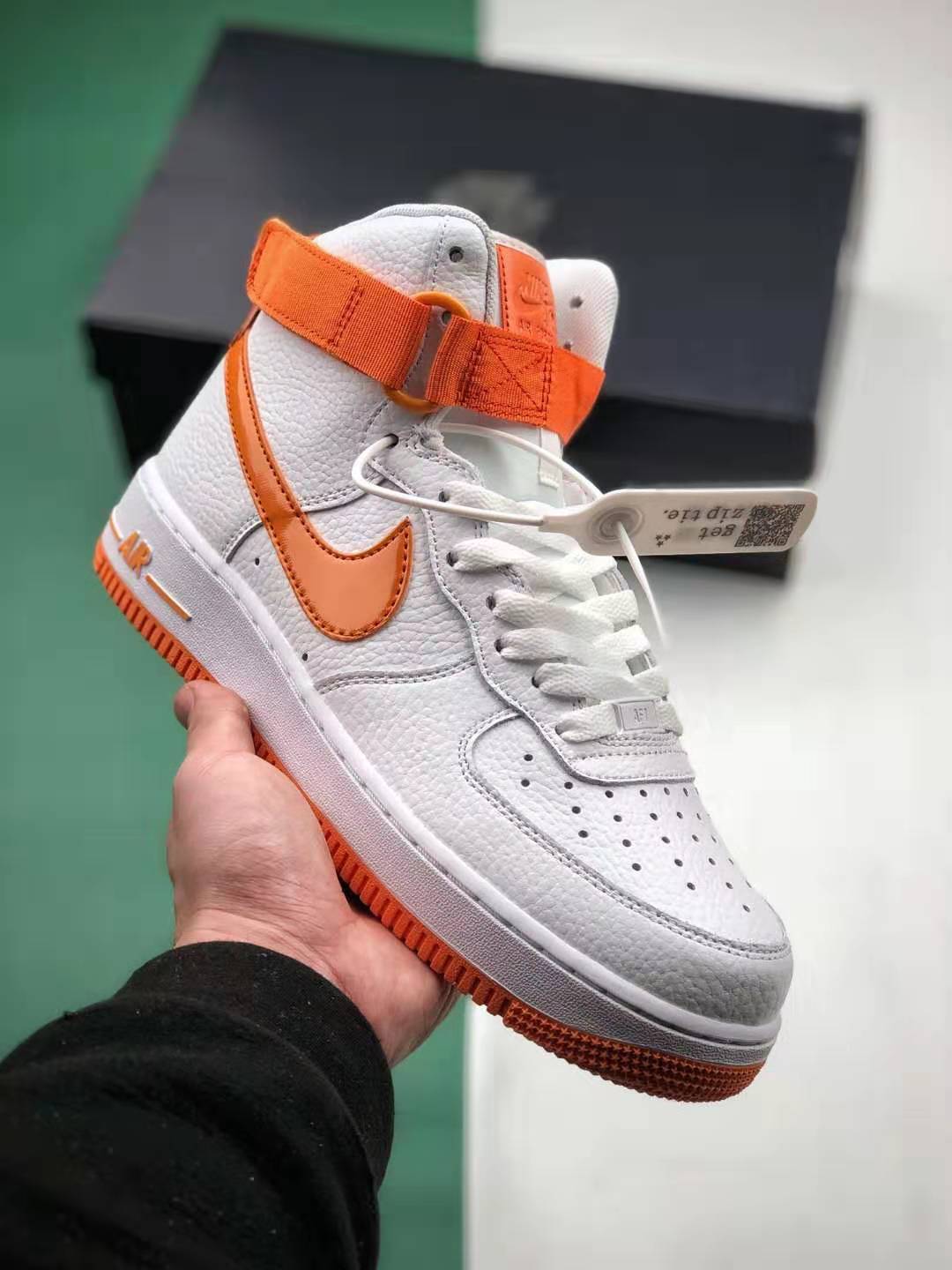 Nike Air Force 1 High 'Vibrant Orange' Sneakers - 334031-109 | Limited Edition