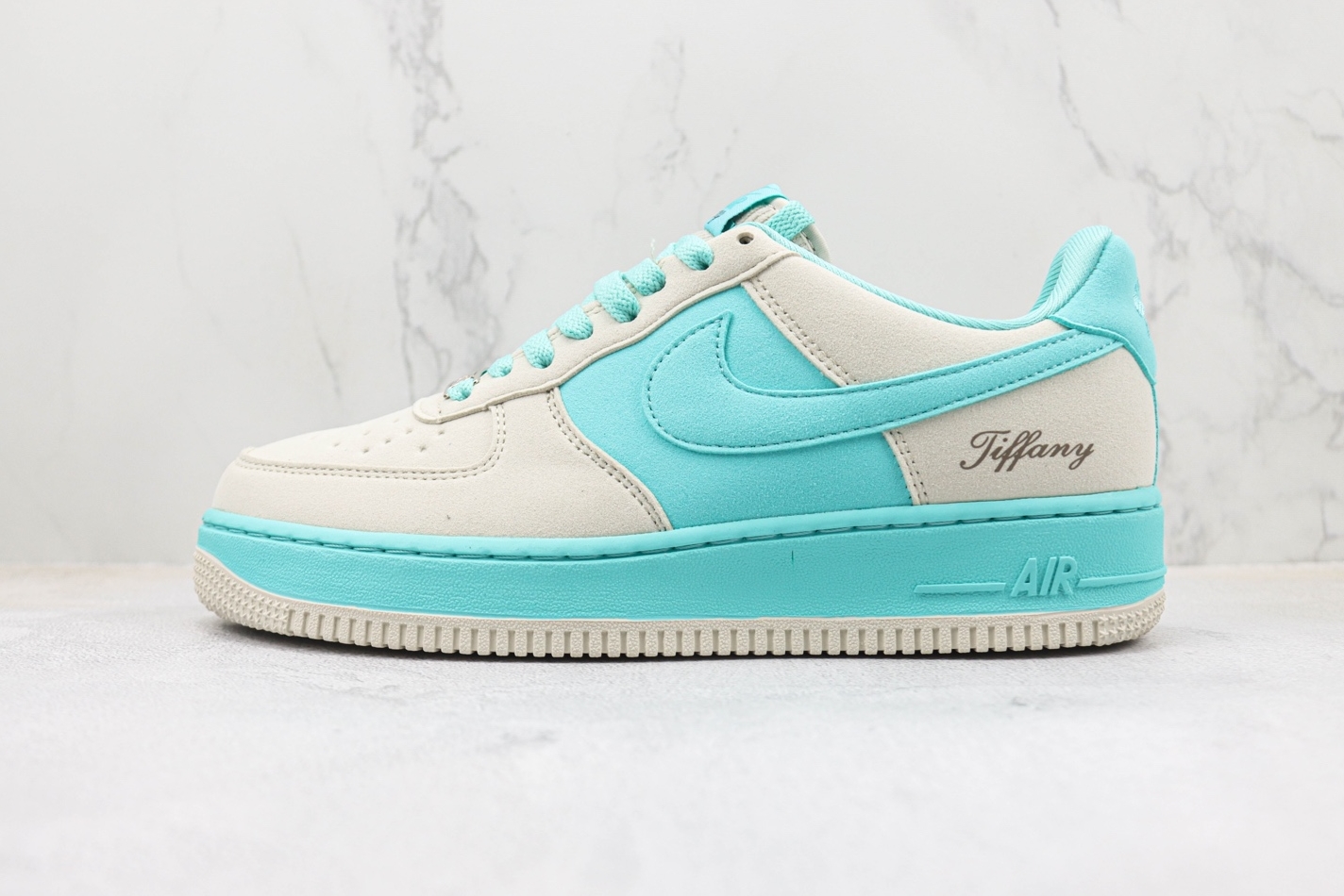 TIFFANY & CO. x Nike Air Force 1 07 Low 1837 Tiffany Blue Grey DZ1382-003 - Iconic Collaboration Revamps Classic Sneaker