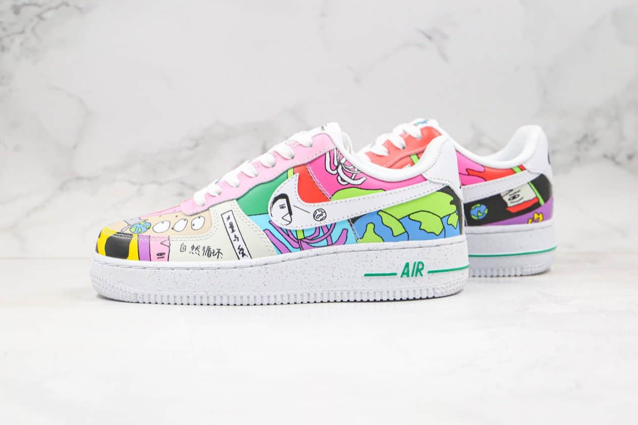 Nike Ruohan Wang x Nike Air Force 1 Low CZ3990-900 - Exclusive Art-Inspired Sneakers