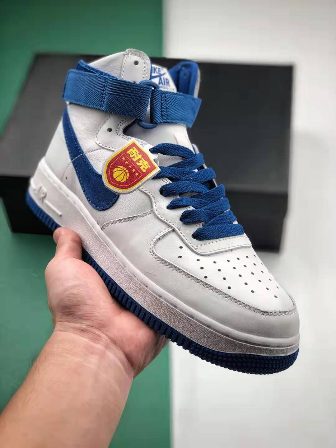 Nike Air Force 1 High White Game Royal Blue 743546-103 - Stylish and Classic Footwear