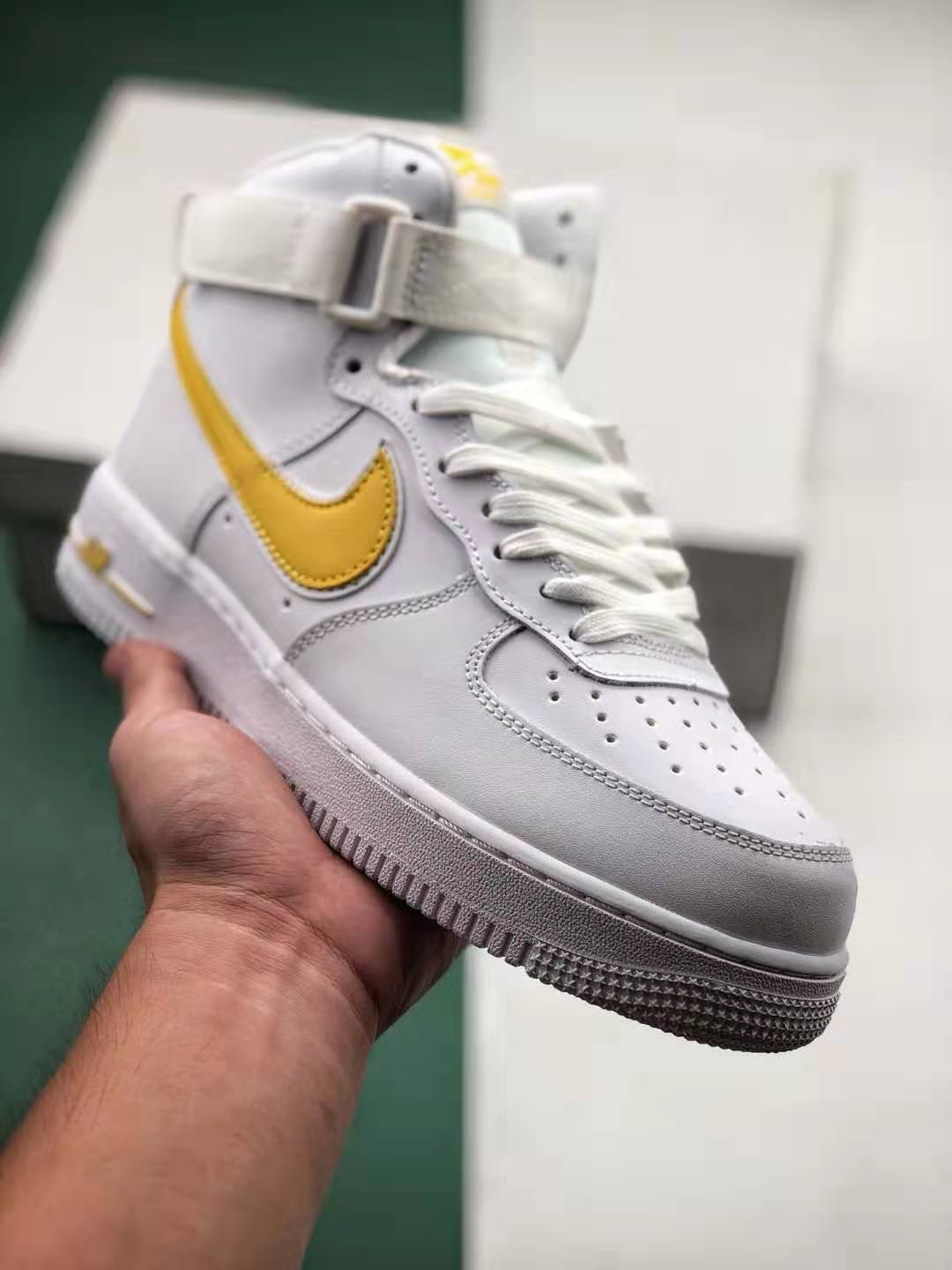 Nike Air Force 1 High '07 'White University Gold' AT4141-101 - Classic Style and Elegance