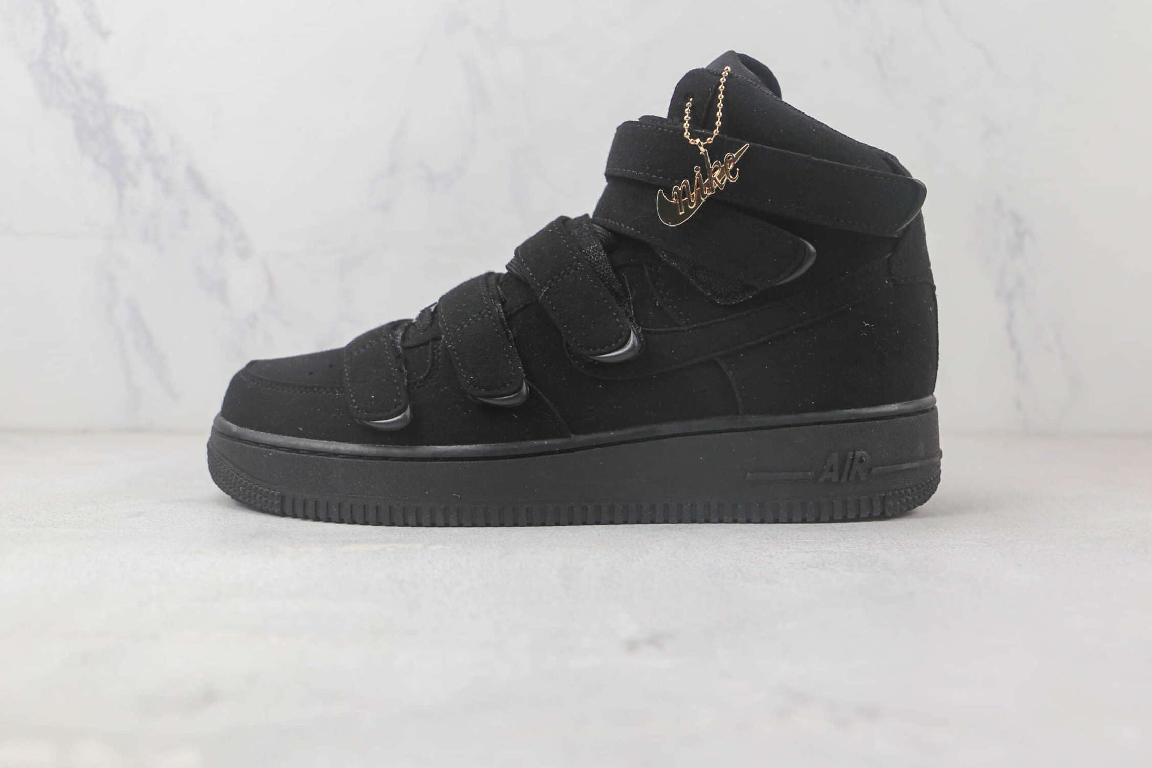 Billie Eilish x Nike Air Force 1 07 High Triple Black DM7926-400 - Sleek and Stylish Sneakers