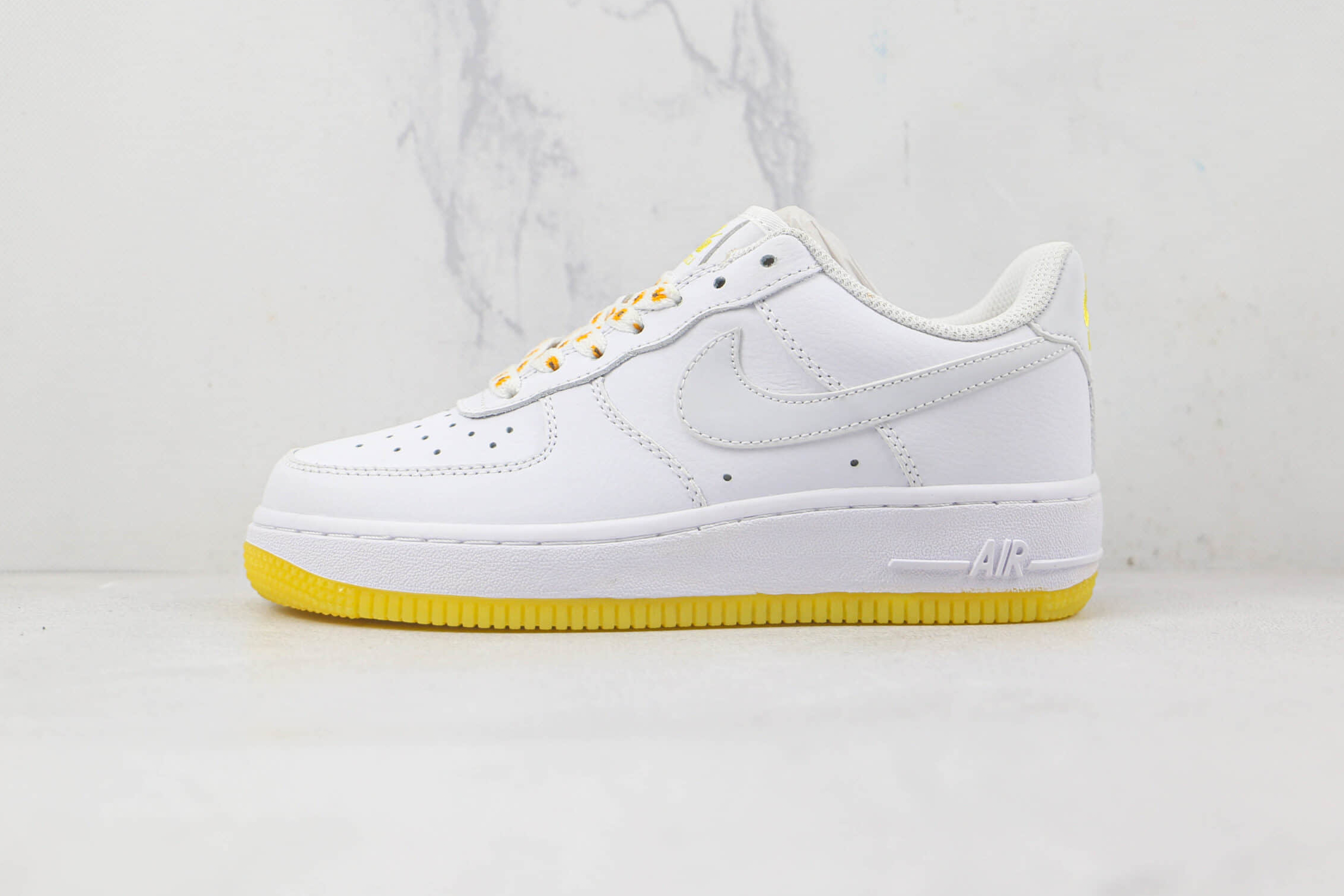 Nike Air Force 1 07 Low White Yellow Metallic Gold CR6566-098 - Shop Now!