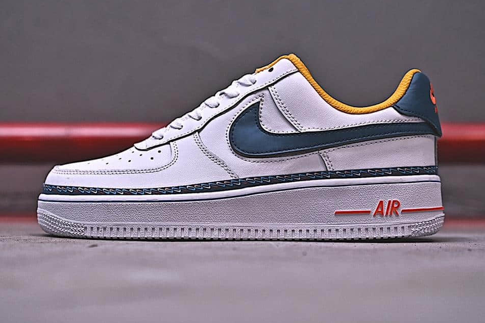 Nike Air Force 1 Low 'Overbranding White Red Blue' CD7339-100 | Limited Edition Sneakers