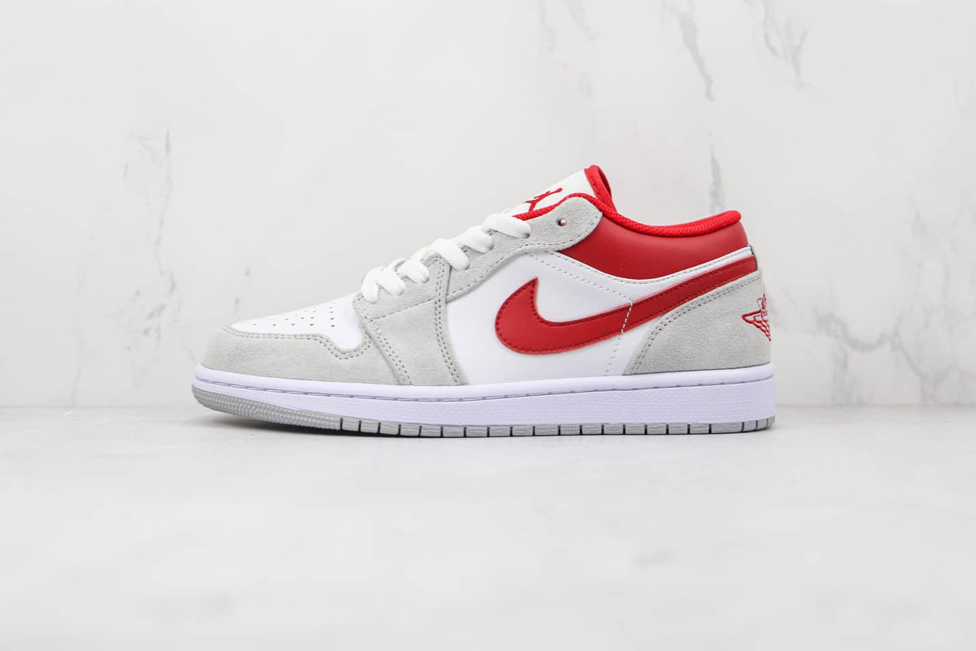 Air Jordan 1 Low SE Light Smoke Grey Gym Red DC6991-016 - Premium Sneakers for Men